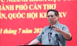 Thủ tướng mong Cần Thơ tiên phong về khoa học công nghệ, đổi mới, chuyển đổi số