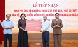 Ủng hộ 82 tỷ đồng hỗ trợ chương trình xóa nhà tạm, nhà dột nát