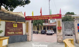 Trụ sở Công an phường Thiên Hương, TP Hải Phòng sáng 29/10.