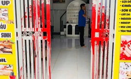 Tạt sơn nhầm nhà, 2 đối tượng bị bắt