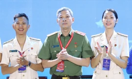 Đại úy Võ Thị Bích Phương giữ chức Trưởng Ban Thanh niên Công an TPHCM 