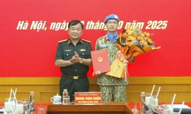 Chủ tịch nước cử Thiếu tá Lê Vinh Hoàng tới Phái bộ UNMISS