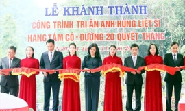 Quảng Trị: Khánh thành công trình tôn tạo Di tích Quốc gia đặc biệt Hang Tám Cô 