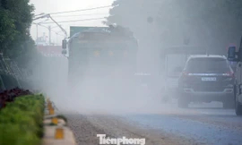 'Bão bụi' bủa vây cửa ngõ phía nam TP Hải Phòng