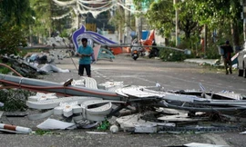 Bão số 13 Kalmaegi khiến 5 người chết, hơn 2.500 nhà hư hỏng