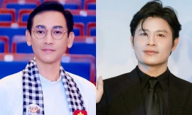 Hứa Vĩ Văn và 'nhạc sĩ tỷ view' Nguyễn Văn Chung hiếm hoi ngồi 'ghế nóng' chấm thi Hoa hậu