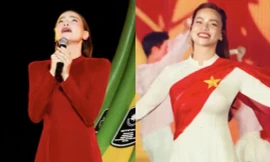 Lan tỏa tinh thần biết ơn, Hồ Ngọc Hà tạo ấn tượng mạnh khi hát về quê hương, đất nước