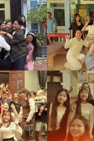 Giới trẻ "bắt trend" chạy vào lòng ông bà, ai xem cũng xúc động nhớ lại tuổi thơ