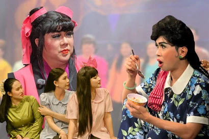 Gánh Hát Về Khuya: Vở kịch đưa khán giả vào hậu đài đoàn cải lương mùa Tết