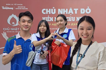 Sinh viên hiến máu tại Chủ Nhật Đỏ 2026: Hành động nhỏ nhưng mang tính lan tỏa cao