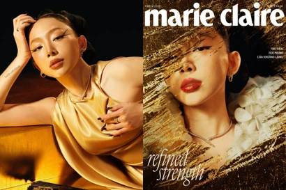 Tóc Tiên lần đầu lên bìa Marie Claire Việt Nam, chia sẻ về một năm đầy thử thách