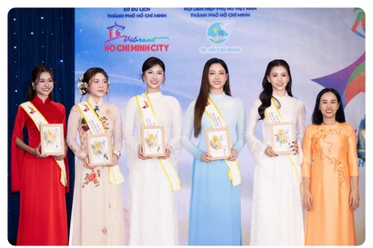 Dàn Hoa - Á hậu và Nam vương quốc tế trở thành đại sứ Lễ hội Áo dài TP.HCM 2026