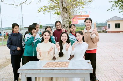 Top 3 Hoa hậu Việt Nam 2024 hoàn thành dự án nhân ái "Mái trường mơ ước" tại Hà Tĩnh
