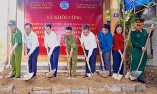 Khánh Hòa đồng loạt khởi công xây dựng nhà mới cho dân vùng lũ