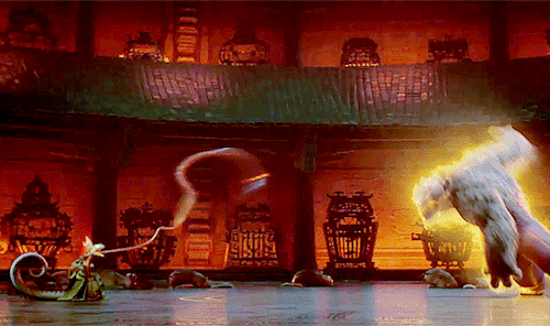 Tắc Kè Bông sao chép công phu của Tai Lung. Tắc Kè Bông sao chép công phu của Tai Lung.