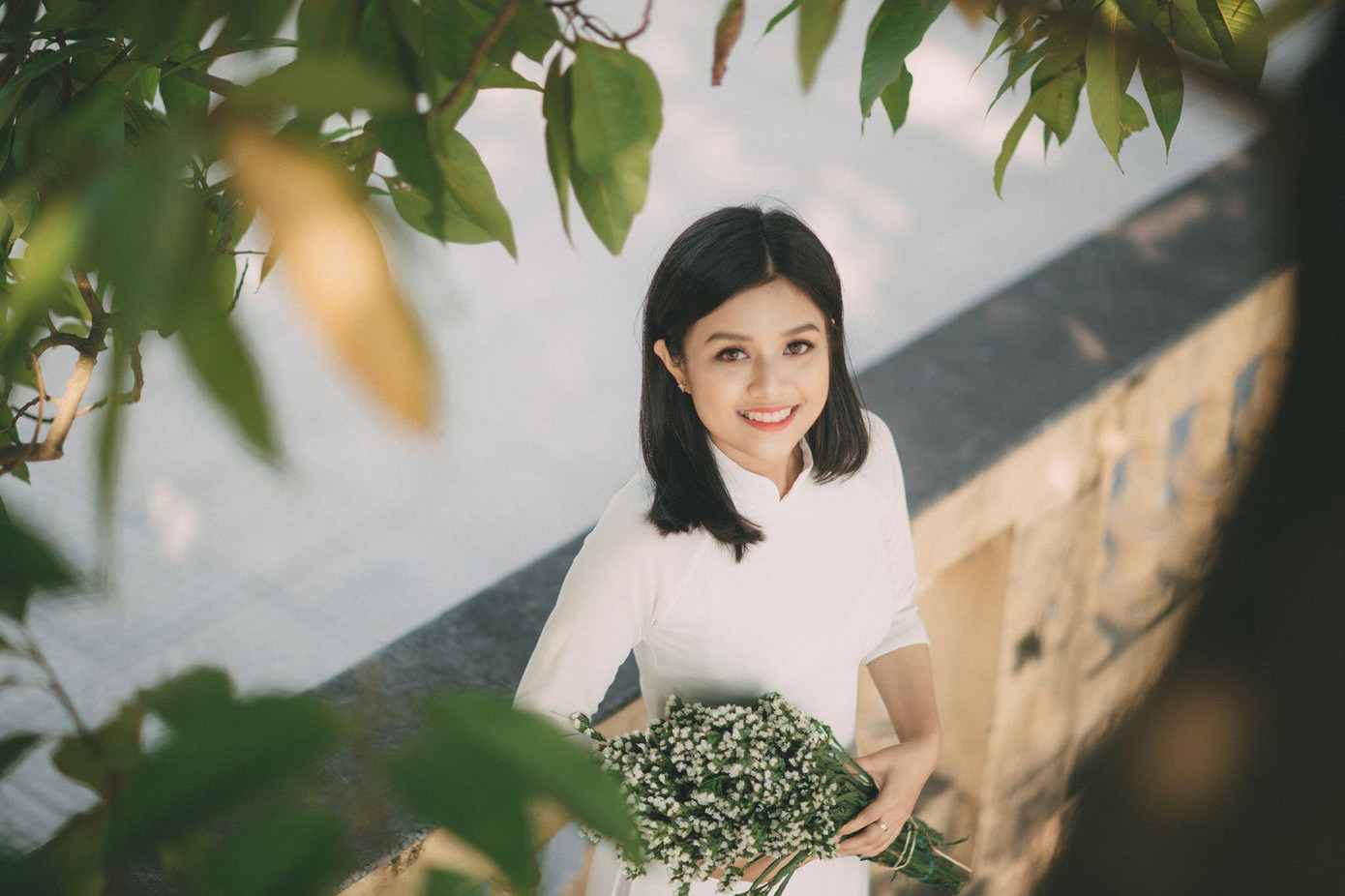 Đôi mắt to tròn cùng nụ cười ngọt ngào chính là điểm cộng to đùng khiến cô Huyền My trở thành “cô giáo trong mơ” của nhiều lứa học sinh. (Ảnh: FBNV)