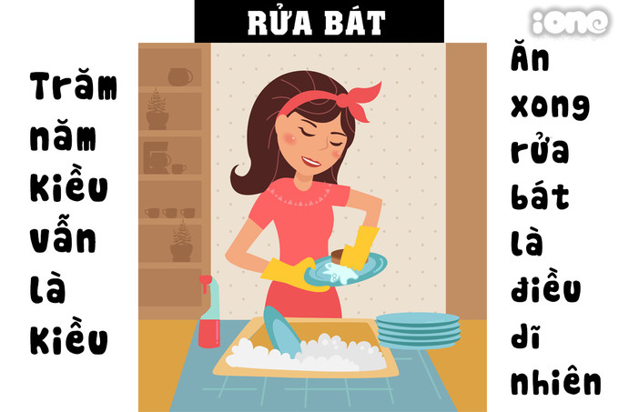 Bắt đầu mở màn vào ngày 30 Tết và sau đó là chuỗi ngày ăn-rồi-rửa-bát của các thanh niên độc thân. Nỗi ám ảnh các mâm chồng mâm, bát chồng bát nào có ai thấu.