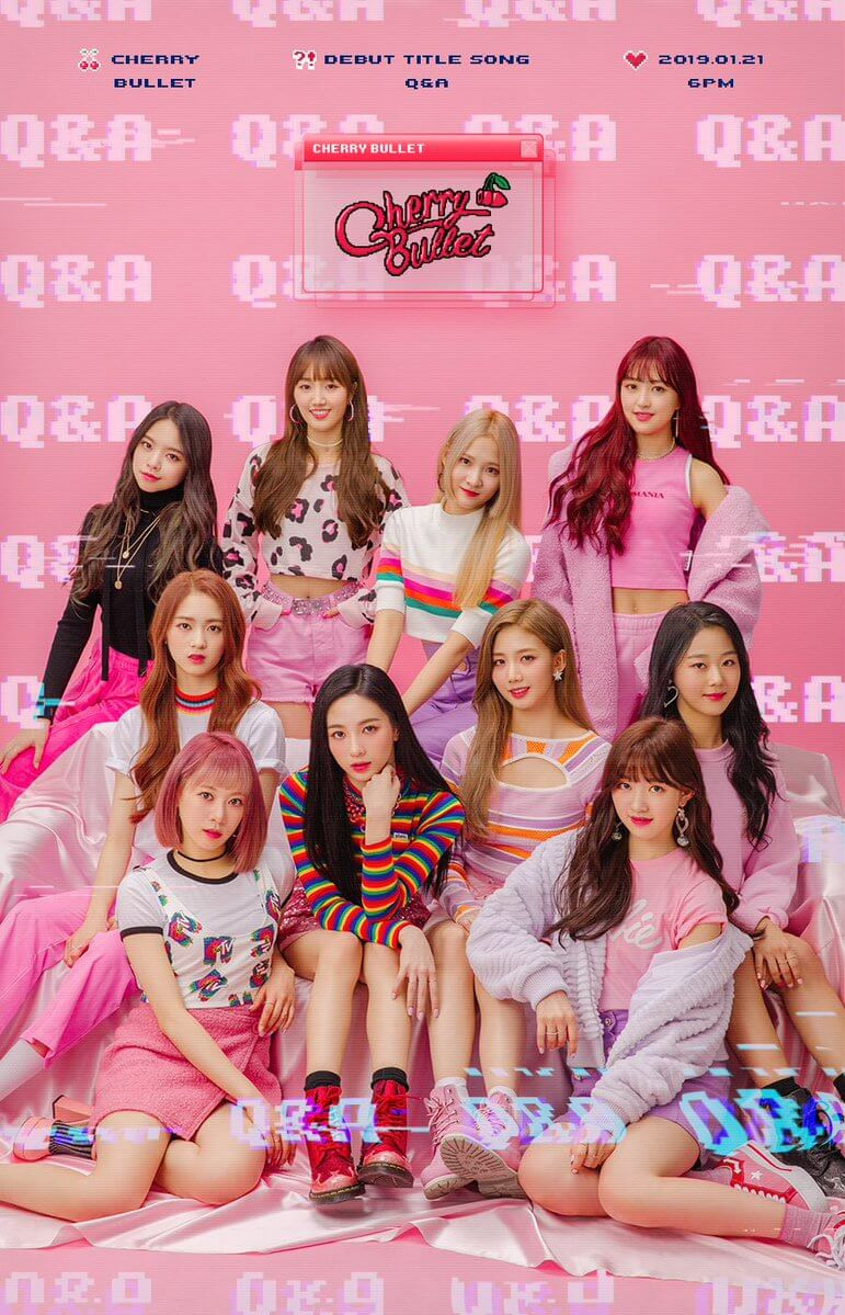 FNC Entertainment cũng đang tham gia cuộc đua giữa các nhóm nhạc nữ với việc cho Cherry Bullet debut. Đây là nhóm nhạc nữ đầu tiên của họ sau một thời gian dài kể từ AOA.