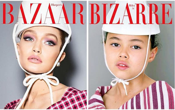 Ảnh bìa tạp chí Bizarre.