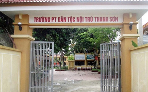 Trường Dân tộc phổ thông nội trú Thanh Sơn. Ảnh: Trường Nguyễn.