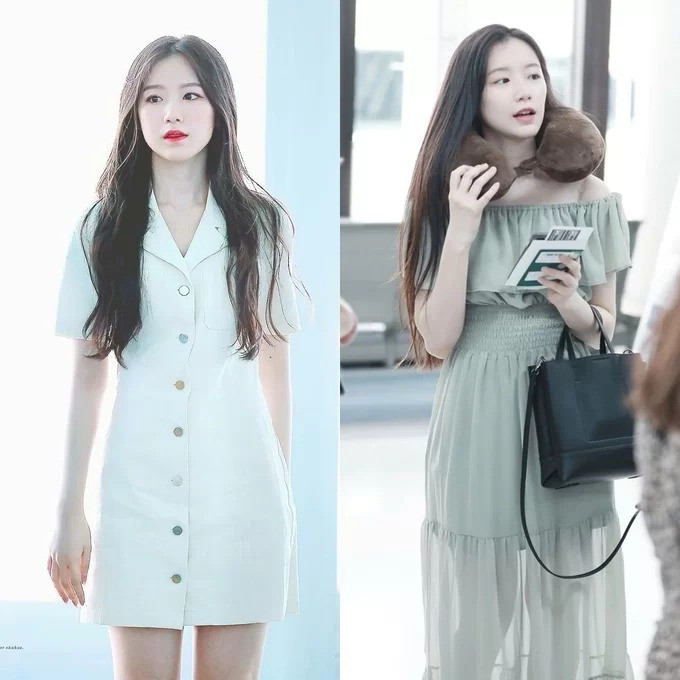 Trái ngược với hình ảnh mạnh mẽ trên sân khấu, Shu Hua có street style rất nữ tính và dịu dàng. Cô nàng thường chọn những mẫu váy dài có màu sắc nhẹ nhàng, tươi sáng.