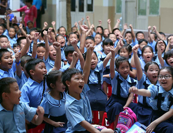 Học sinh ở TP.HCM. Ảnh: Đào Ngọc Thạch.