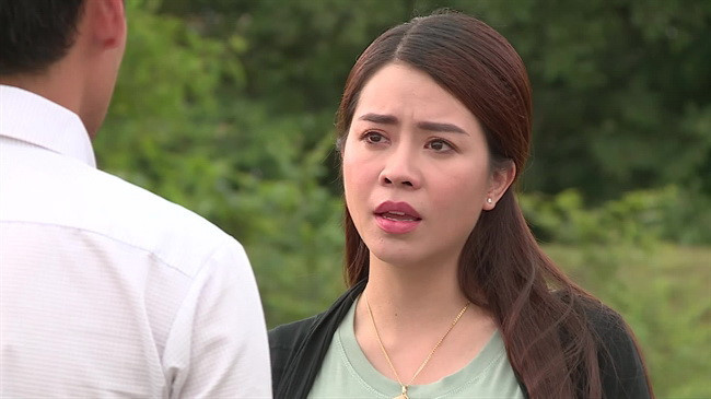 Hình ảnh Vũ Ngọc Ánh với nhân vật Lan trong phim.