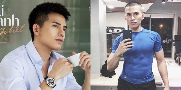 Cũng nhanh tay bắt trend "cạo đầu", Quốc Thiên khoe bức ảnh tóc ngắn cùng body trên trang cá nhân khiến fan thích thú.