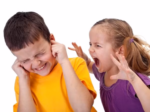 Trẻ con thường hay cãi nhau vặt mà không biết điểm dừng.