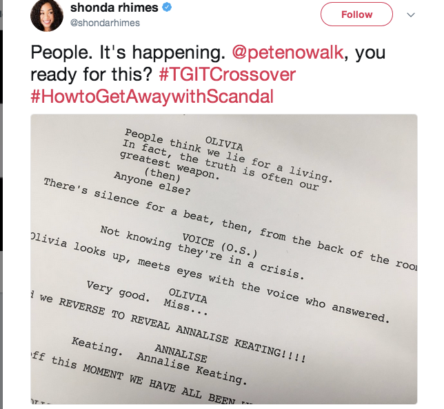 Biên kịch của cả hai series đã 