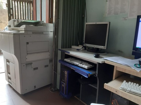 Cận cảnh lớp học nơi nữ sinh cho rằng mình bị quấy rối tình dục.