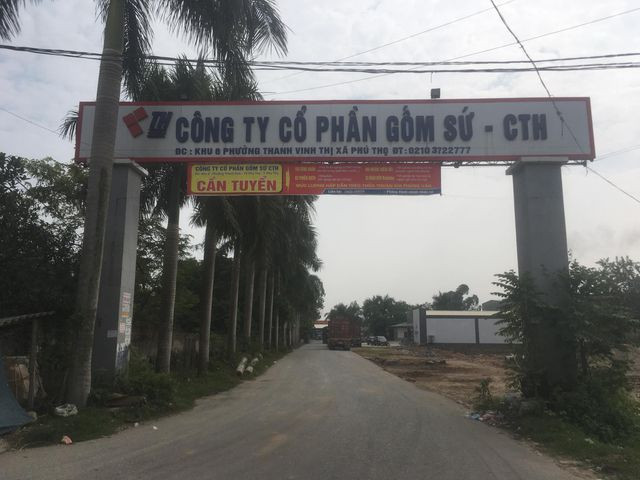 Công ty Cổ phần gốm sứ Thanh Hà - "điểm xuất phát" của 10m3 dầu thải gây nên "cuộc khủng hoảng" nước sạch sông Đà.