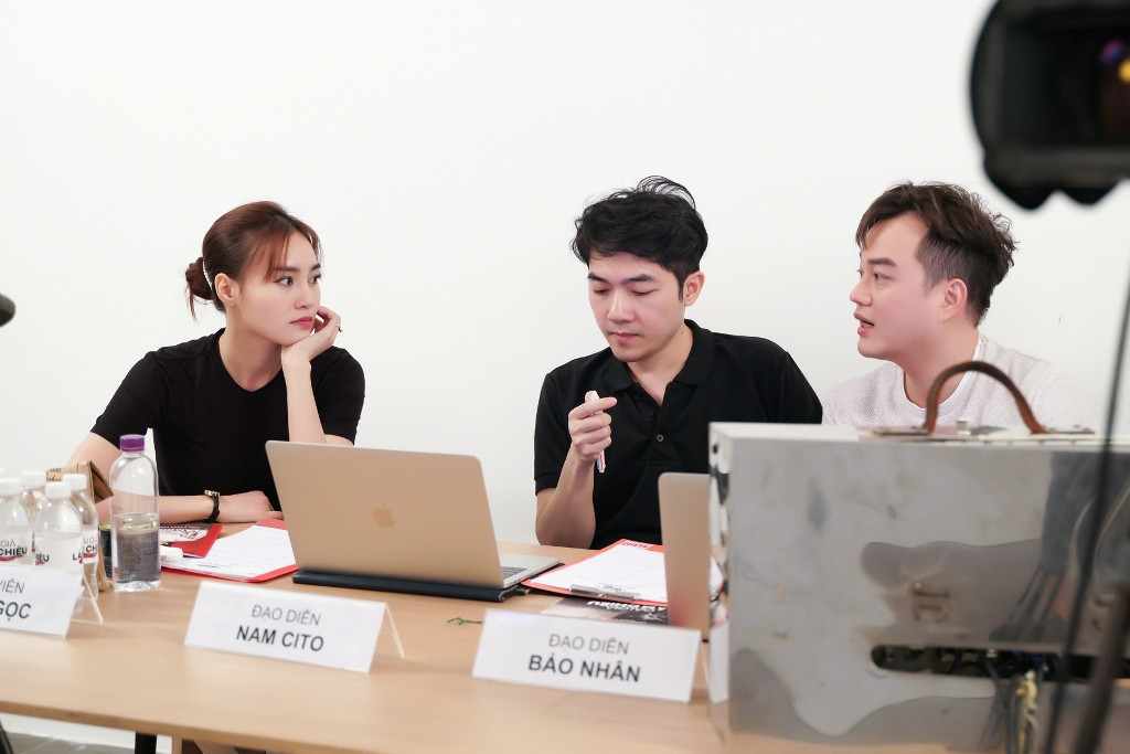 Ninh Dương Lan Ngọc xuất hiện trong buổi casting với vai trò hỗ trợ diễn xuất.