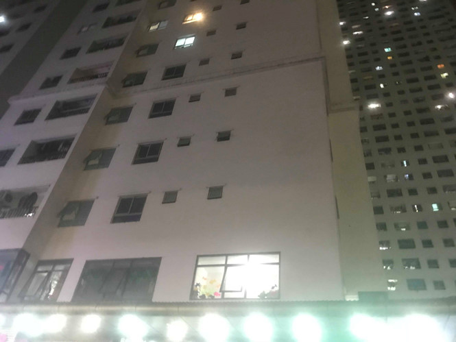 Tòa HH2A, nơi xảy ra sự việc. ẢNH: TRẦN CƯỜNG.