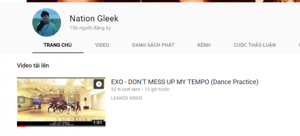 Tài khoản được cho là nơi đầu tiên đăng tải video này