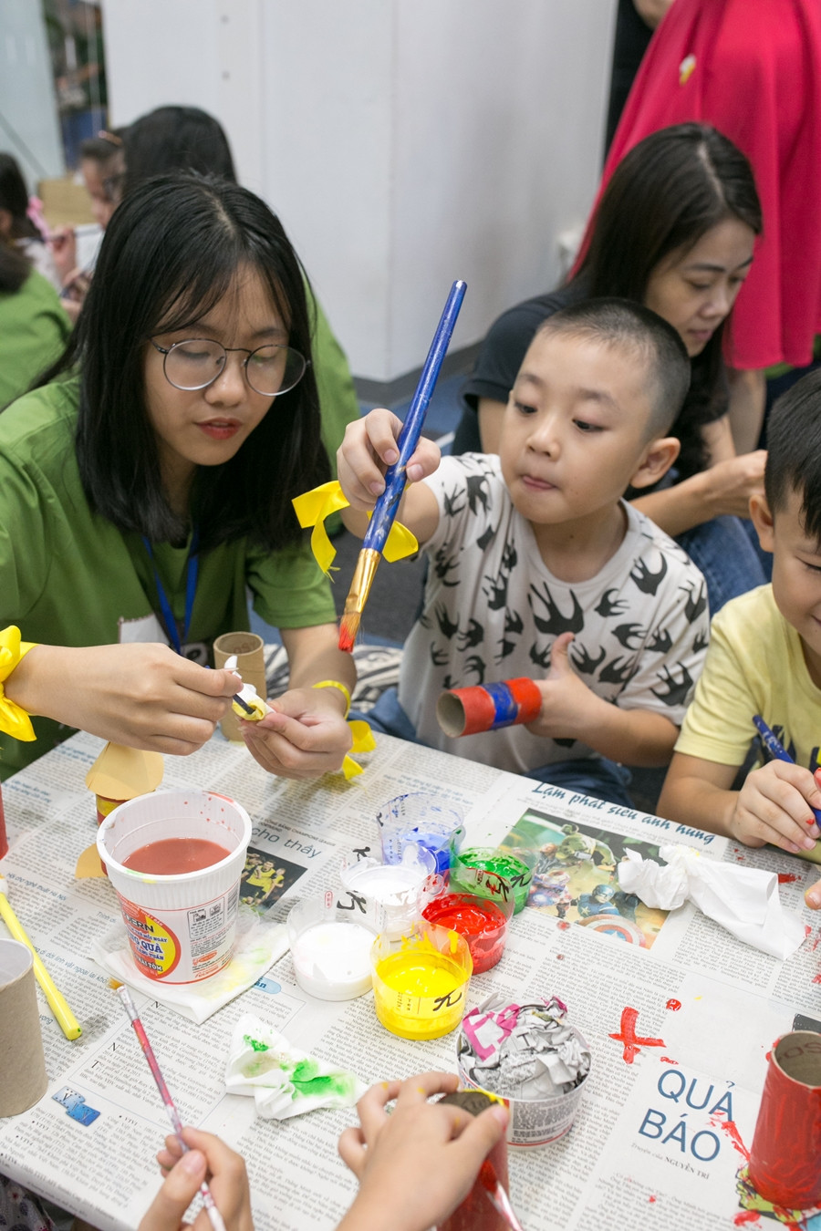 Người tham gia có thể tích lũy kiến thức qua hoạt động trải nghiệm, các trò chơi hỏi đáp ý nghĩa.