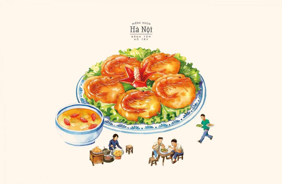 Bánh tôm Hồ Tây.