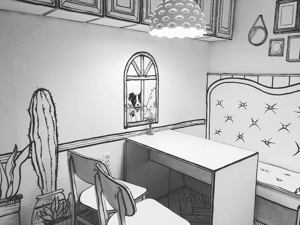 Ngàn góc "sống ảo" đảm bảo khiến bạn "cháy máy" khi check--in tại quán cafe Comic World. Ảnh: @maxiiiiin