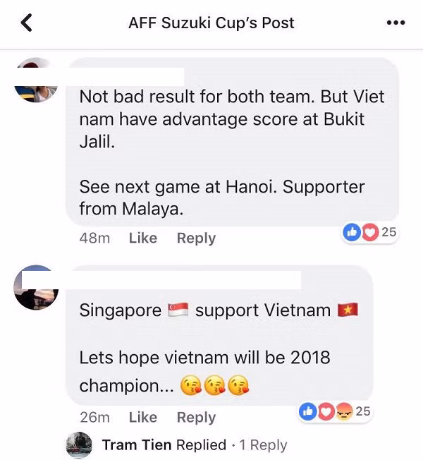 Các fan Malaysia cũng tỏ ra e ngại trước Việt Nam trong trận đấu diễn ra trên sân Mỹ Đình sắp tới