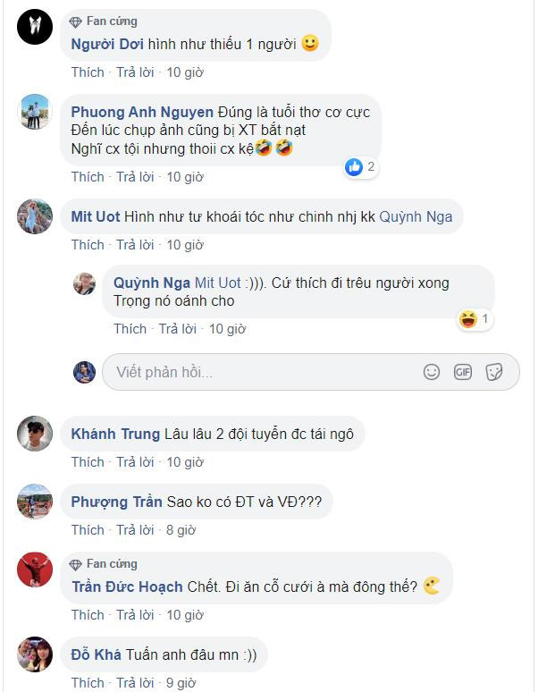 Nhiều bình luận hài hước về bức ảnh tập thể. Nhiều bình luận hài hước về bức ảnh tập thể.