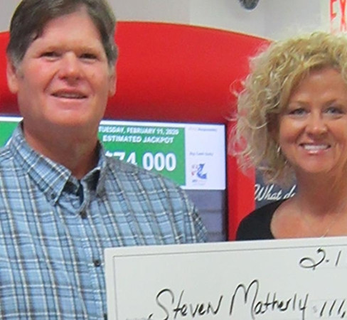 Vợ chồng bác Matherly khi đi nhận giải thưởng.