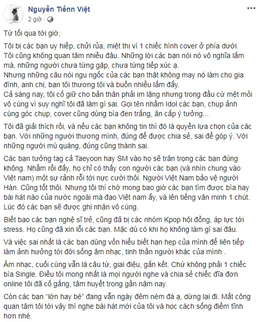 Tâm thư dài tiếp tục gây bão khi viết sai tên Taeyeon