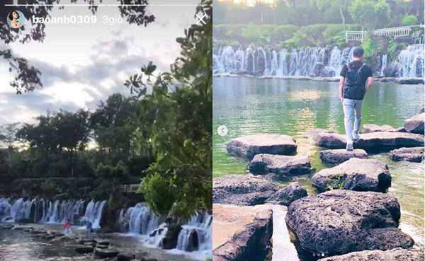 Bảo Anh và Hồ Quang Hiếu từng bị nghi ngờ đã tái hợp khi check-in cùng một địa điểm du lịch.