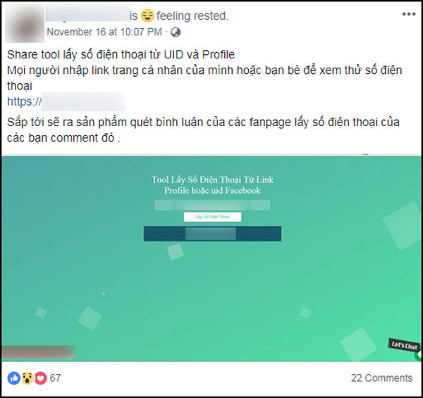Chủ nhân website chia sẻ về website này.