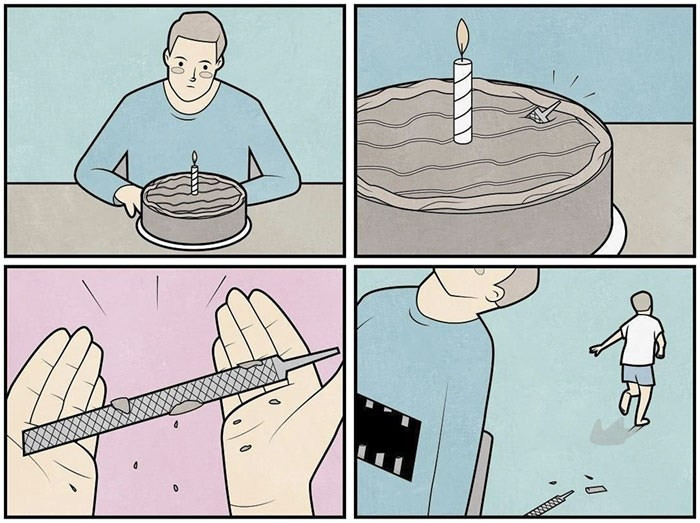 Nhưng cũng chính cuộc sống hiện đại này biến những bữa tiệc sinh nhật của ta chỉ còn một mình và ta ao ước được trở về tuổi thơ là những đứa trẻ sống vui vẻ cùng bạn bè, người thân. 