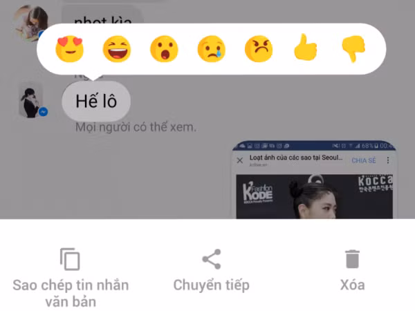 Ấn và giữ một chút là có thể 