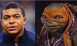 Mbappe là ninja rùa thì vô đối luôn còn gì.