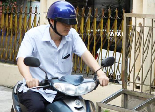 Bị can Vũ Trọng Lương trước khi bị bắt. Bị can Vũ Trọng Lương trước khi bị bắt.
