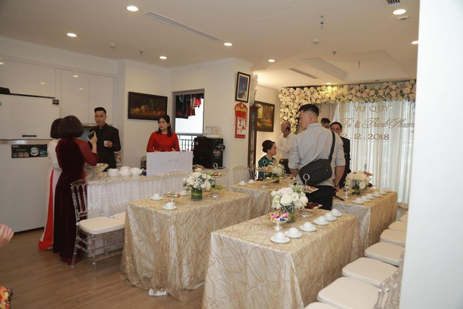 Không gian trang nhã bên trong nhà gái.