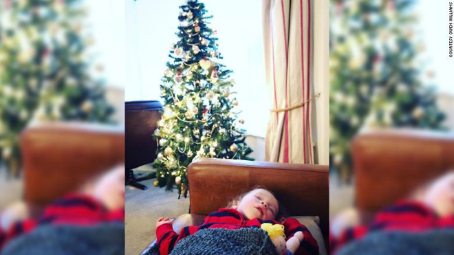 Cô bé Cadi sẽ nhận được quà Giáng sinh đều đặn trong nhiều năm tới. Ảnh: Owen Williams.